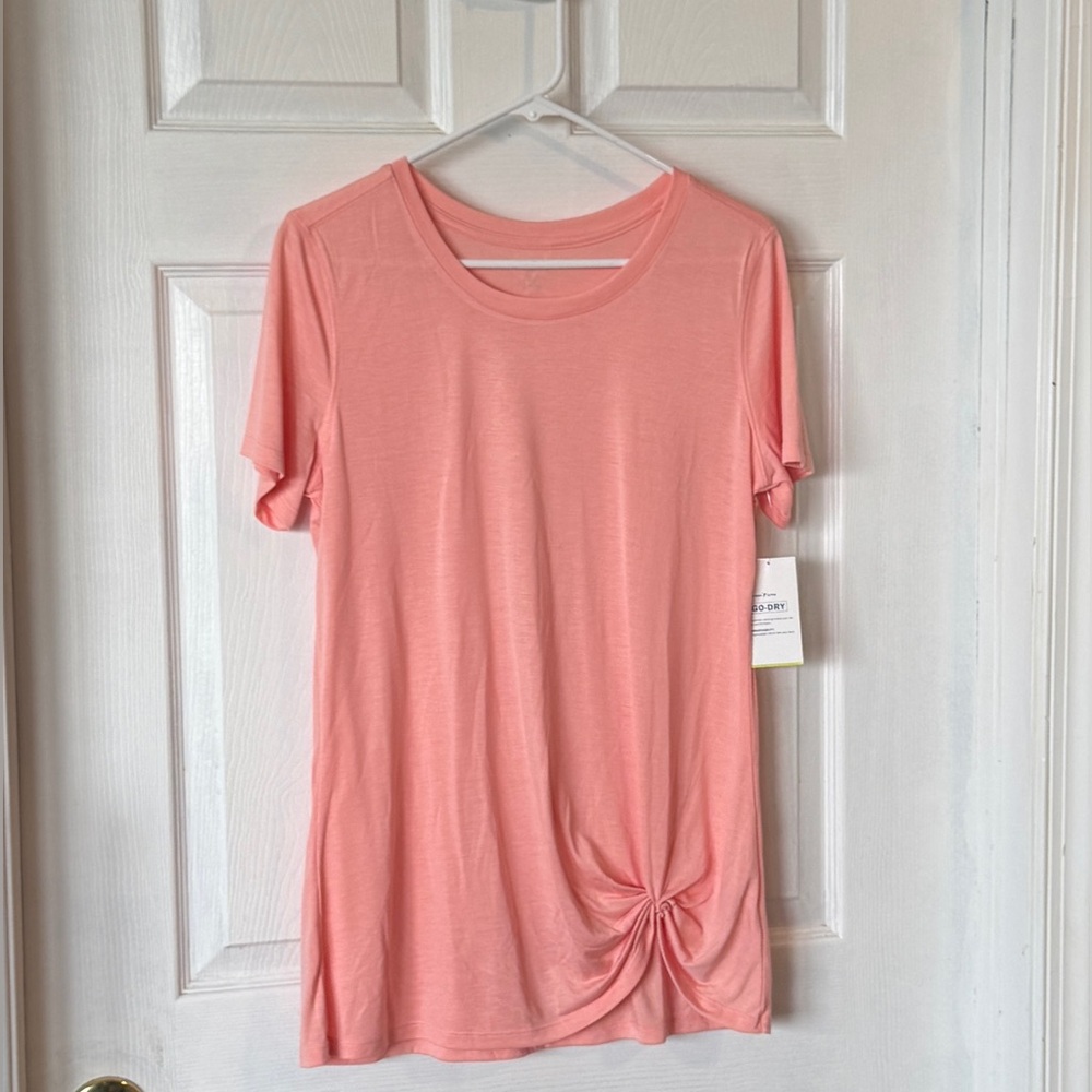 Old Navy Coral Short Sleeve Tee with Knot